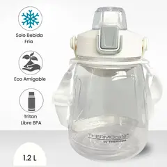 THERMOS - Tomatodo Deportivo Botella Go 1.2l Gris