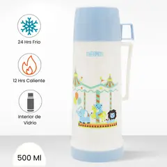 THERMOS - Termo de Bebida para Hogar Vogue Niños 500ml Celeste