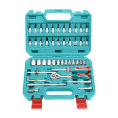 TOTAL TOOLS - Juego de 46 herramientas mixtas ¼" Total