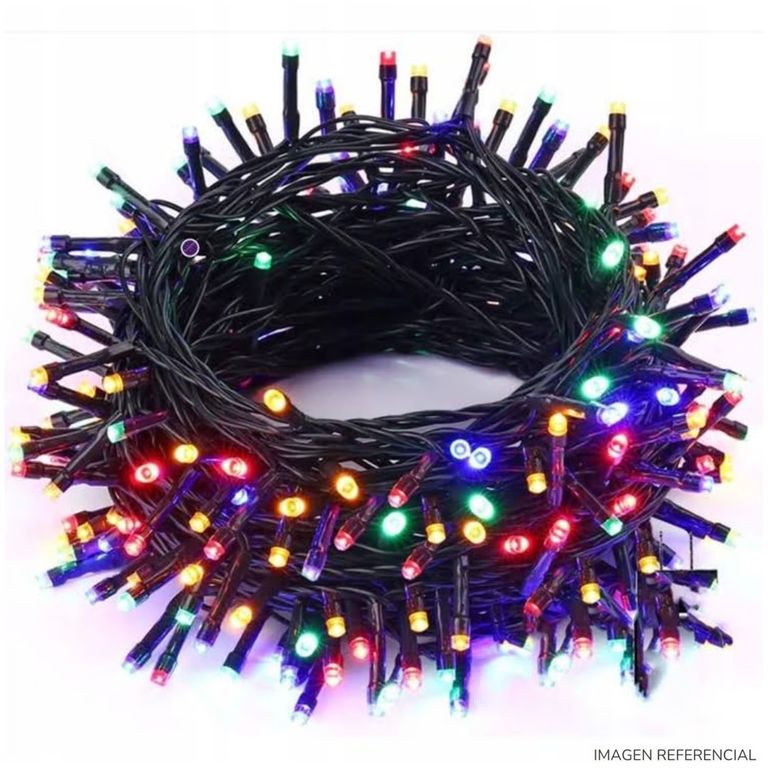 Tira de 200 Luces LED Navideñas Multi Color