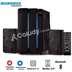MICRONICS - Parlante Infinity 6 - MIC S7601 Bluetooth USB FM SD para TV