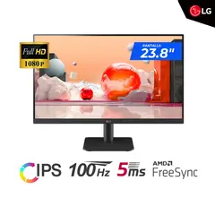 LG - MONITOR 24MS500-B 23.8 FHD; IPS / 2 x HDMI; 5ms; 100Hz FREESYNC