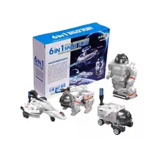 GENERICO - Kit de Robot Armable con Energía Solar 6 en 1