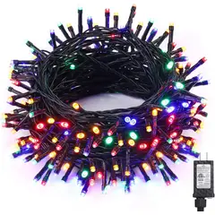 GENERICO - TIRA DE 100 LUCES LED NAVIDEÑAS MULTICOLOR