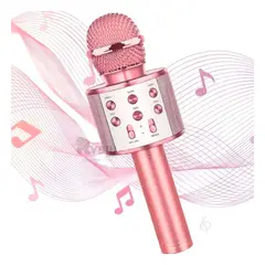 RYBIU IMPORT - Micro Compacto con Bluetooth Oro Rosado Y+Regalo Stickers