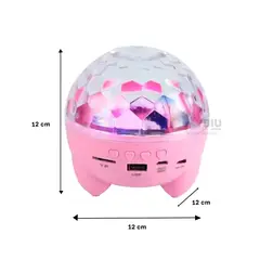 RYBIU IMPORT - Bocina Resistente en Tono Rosado Y+Regalo Ligas para Peinar