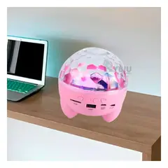 RYBIU IMPORT - Proyector de Luces para Discoteca Rosado Y+Papel de Regalo