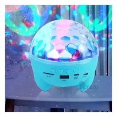 RYBIU IMPORT - Proyector Versatil y Divertido para Discoteca Color Celeste