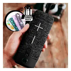 RYBIU IMPORT - Bocina Ligera y Transportable Color Negro Y+Regalo Agendita