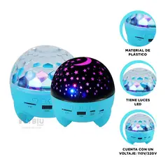 RYBIU IMPORT - Reflector Giratorio y Moderno Celeste Y+Envoltorio de Regalo