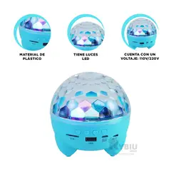 RYBIU IMPORT - Luminador con Luces Moderna Celeste Y+Post-it Adhesivos