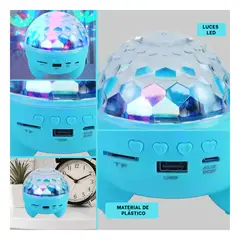 RYBIU IMPORT - Luminador Durable con Luces Celeste Y+Banderitas Adhesivas