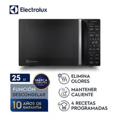 ELECTROLUX - Microondas Freestanding Eléctrico 25LT EMDY25S2MXB
