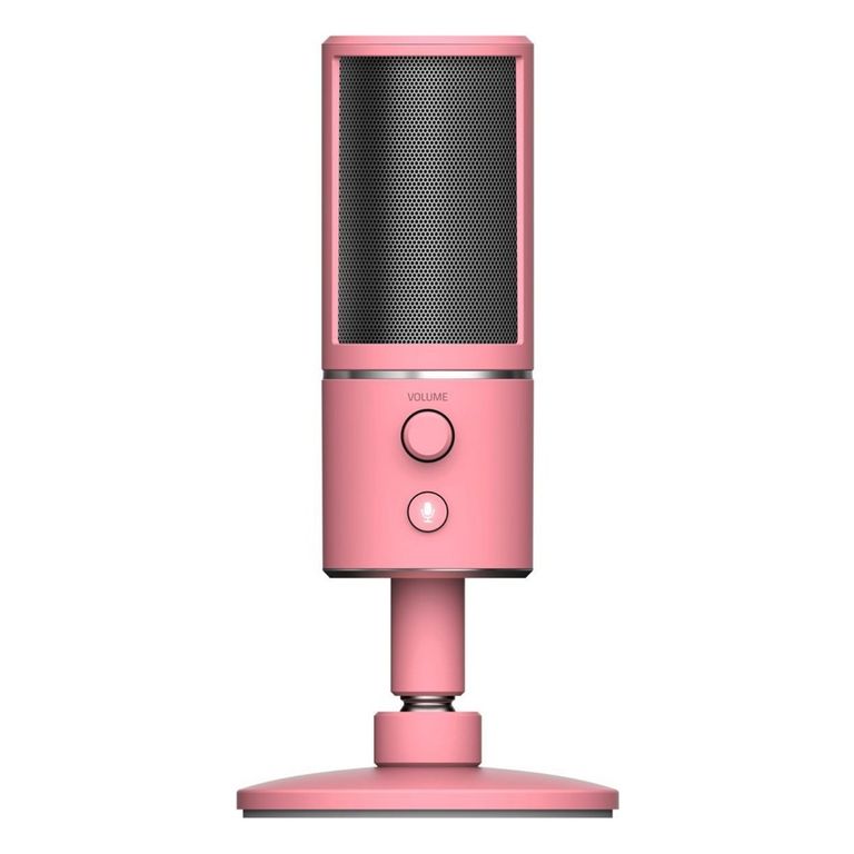 Seiren x Quartz Micrófono Profesional Gamer Rosa RZ19-02290300
