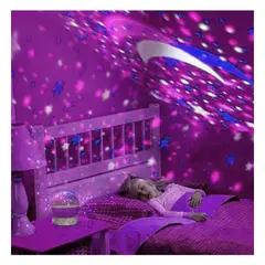 RYBIU IMPORT - Proyector Luminoso y Estetico Tono Morado Y+Regalo Agendita