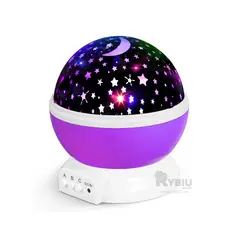 RYBIU IMPORT - Reflector Practico Moderno en Morado Y+Envoltorio de Regalo