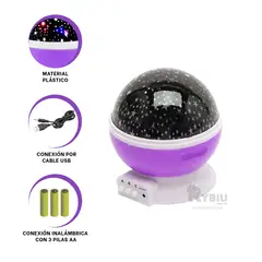 RYBIU IMPORT - Lampara muy Hermoso en Color Morado Y+Ligas de Regalo