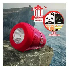 RYBIU IMPORT - Bocina EWTTO de Color Rojo Y+Regalo Ligas para Peinar