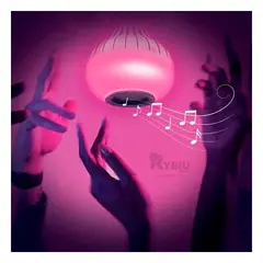 RYBIU IMPORT - Foco Innovador con Bluetooh e Iluminacion Y+Papel de Regalo