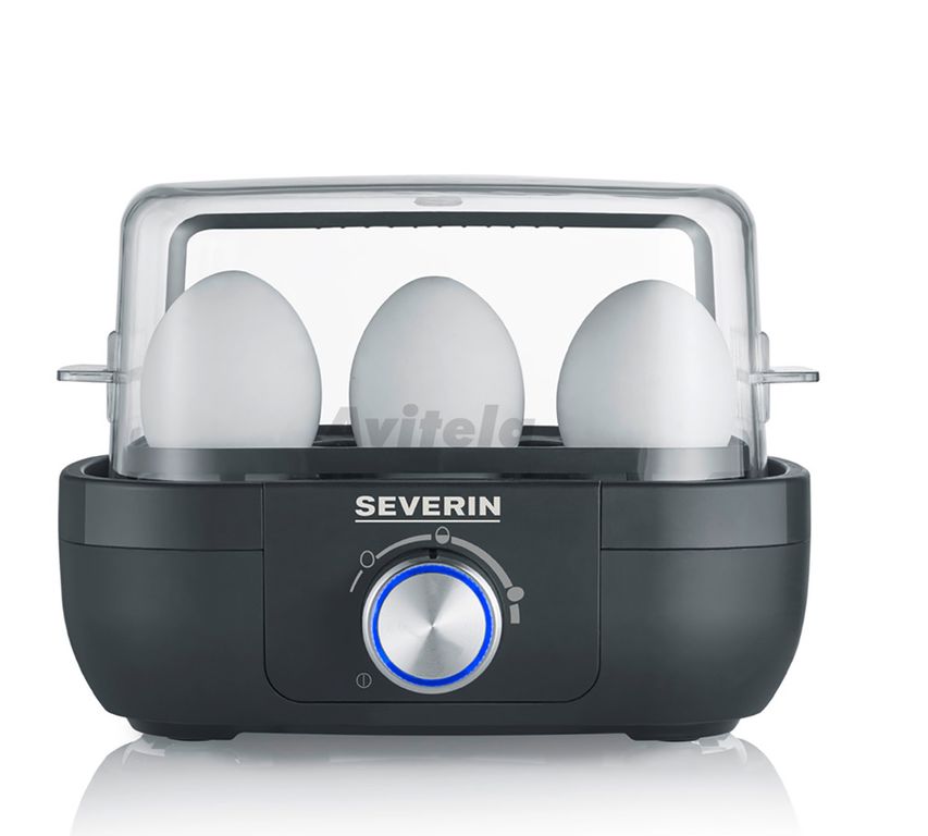 Hervidor de huevos negro con perilla EK 3166