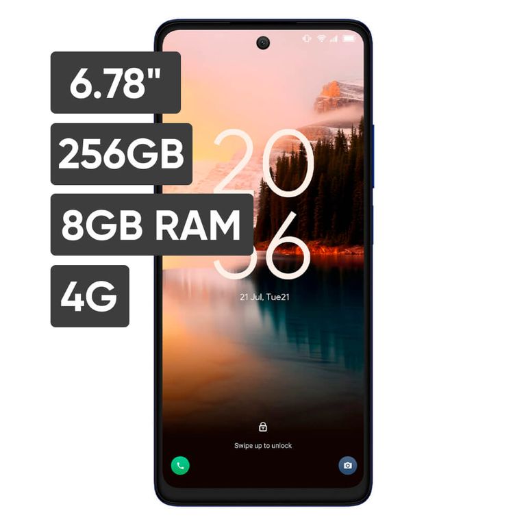 Celular Tcl 40 Nxtpaper 256 Gb 8gb 50 Mp + 5 Mp + 2 Mp 6.78"
