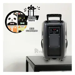RYBIU IMPORT - Altavoz Ideal para Fiestas GTS-1567 Negro Y+Gift Stickers