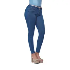TANSY - JEAN PARA MUJER CAROLD TANSY-CELESTE INTERMEDIO