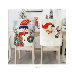 GENERICO - Fundas Navideñas para Sillas de Calidad 6 piezas