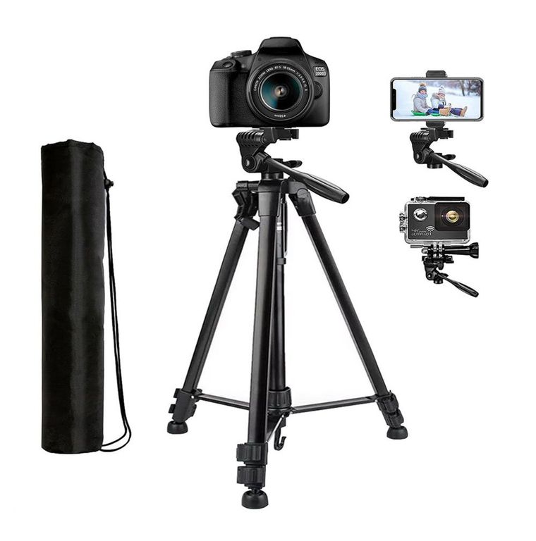 Trípode de ALUMINIO para múltiples usos Dual AXIS 3366 - Negro