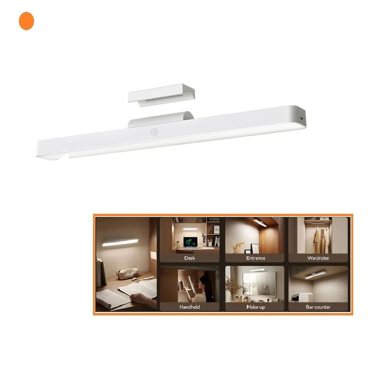 Lámpara magnética de lectura LED recargable 2000mAh Anti-azul