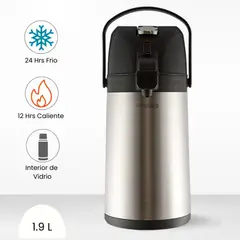 THERMOS - Termo Sifón Lever Cromado 190l Gris