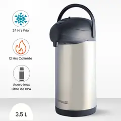 THERMOS - Termo Sifón Air Pump Pot - Acero 3.50l Gris