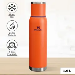 STANLEY - Termo de bebida Adventure TO GO Ciruela Tigerlily 1.0 L