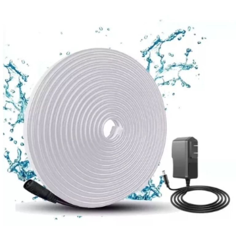 Neon Flex Led Blanca Fria 5 M Flexible Decorativa Sumergible Conector