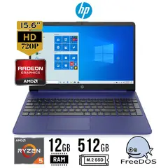 HP - Laptop 15-ef2517la 15,6" HD AMD Ryzen 5 5500U 12GB 512GB SSD FREEDOS