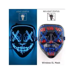 GENERICO - Mascara Led La Purga - Hallowen