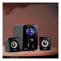 RYBIU IMPORT - Parlante Funcional Micronics Killer Negro Y+Regalo Stickers