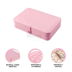 RYBIU IMPORT - Estuche Refinado para Organizar en Rosado Y+Ligas de Regalo