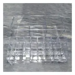 RYBIU IMPORT - Caja Organizadora de Acrilico para Labiales Transparente