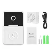 GENERICO - Cámara de Seguridad para Puerta Intercomunicador Inalámbrico HD WiFi