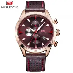 MINI FOCUS - Reloj Análogo MF0011G Cronógrafo Resistente al agua