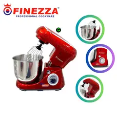 FINEZZA - Batidora Orbital 1300W FZ-6822B 6 Velocidades ROJO