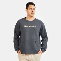 NEW ATHLETIC - Polera Jey Gris Oscuro Hombre