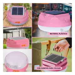 RYBIU IMPORT - Lamparita Versatil en Tonalidad Rosado Y+Ligas de Regalo