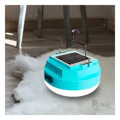 RYBIU IMPORT - Foco de Gran Diseño Recargable en Color Celeste