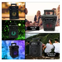 RYBIU IMPORT - Altavoz Versatil de 4 Pulgadas Y+Regalo Ligas para Peinar