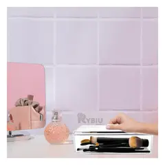 RYBIU IMPORT - Caja Contenedor de Acrilico Transparente Y+Regalo Stickers