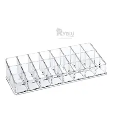 RYBIU IMPORT - Soporte con 24 Divisiones en Transparente Y+Regalo Stickers