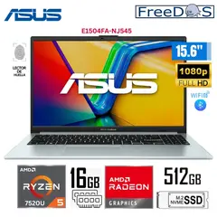 ASUS - Laptop Vivobook E1504FA-NJ545 15.6" FHD, AMD Ryzen5-7520U, Ram 16GB RAM 512GB SSD Free Dos