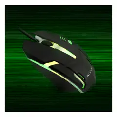 RYBIU IMPORT - Mouse Ergonomico con Cable en Negro Y+Regalo Agendita